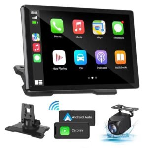 Pierden 2025 Wireless CarPlay IPS Touchscreen Stereo โ Bluetooth & WiFi Portable Display for Car