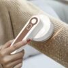 Portable Lint Eraser, Effective Fabric Scraper for Furniture Carpets, Handhled Electric Lint Removal Clothing Shaver for Sweaters, Blankets, Reusable Lint Remover